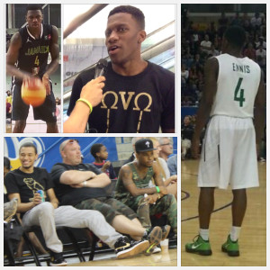 Dylan Ennis collage during Jack Donahue Classic.